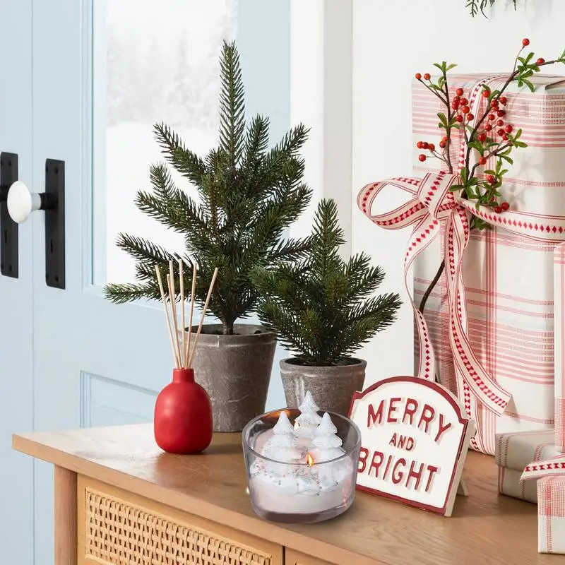 Рождественские ароматические свечи Ароматерапия Чайная свеча Рождественская