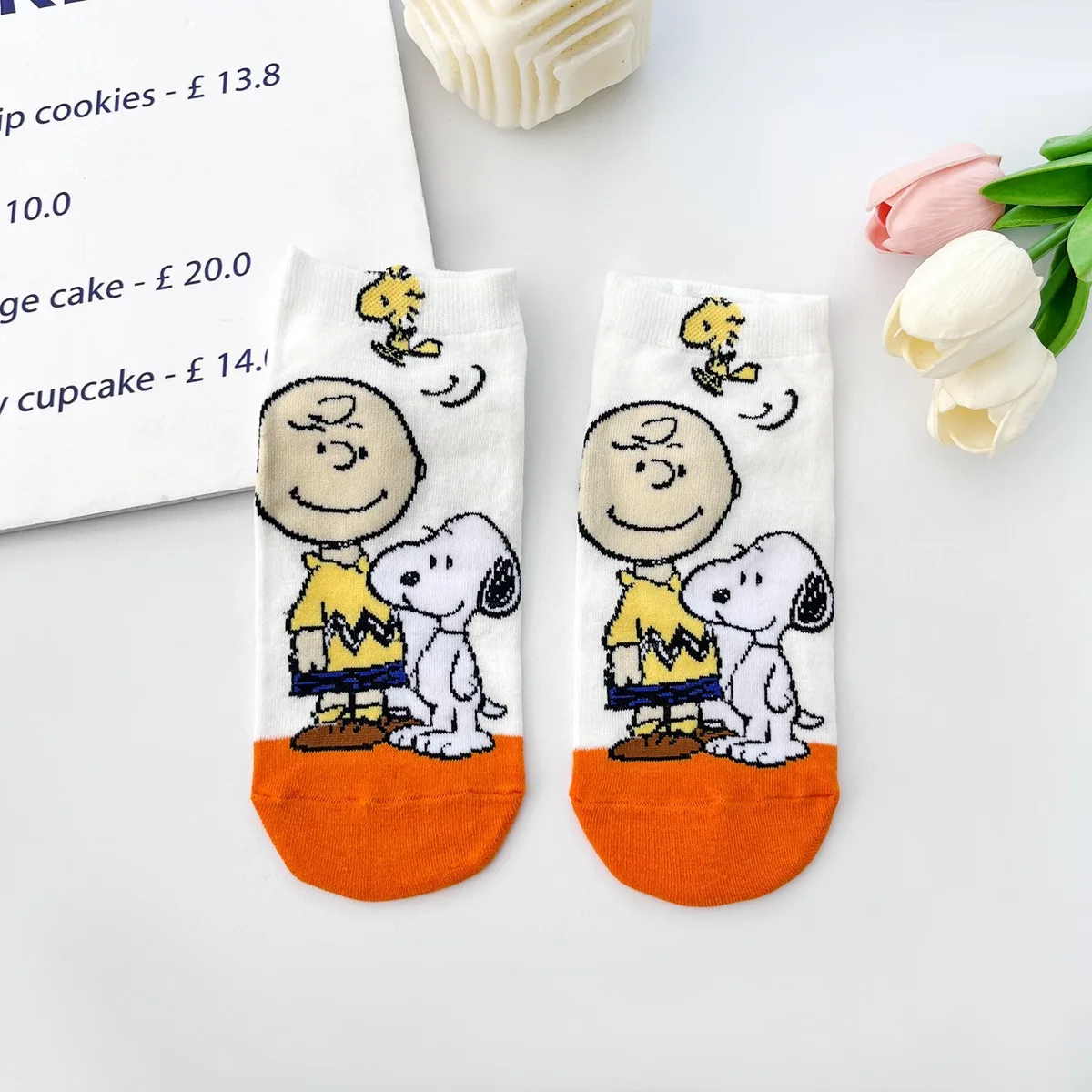 Мультяшные аниме-носки из серии Snoopys: милые, кавайные, с креативным принтом, дышащие и влагоотводящие, для мальчиков и девочек (art.: 3920da919efc8) - 3920da919efc8