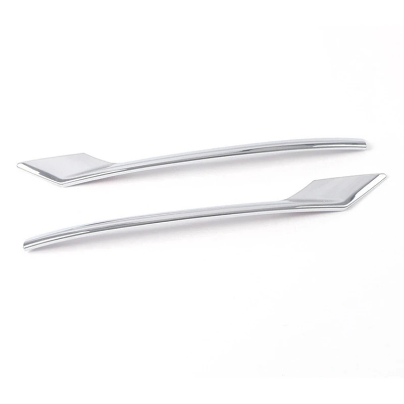 

For Ford EVOS 2022 Car Rear Fog Light Lamp Eyebrow Cover Trim Molding Decoration Sticker Exterior Accessories,ABS Chrome