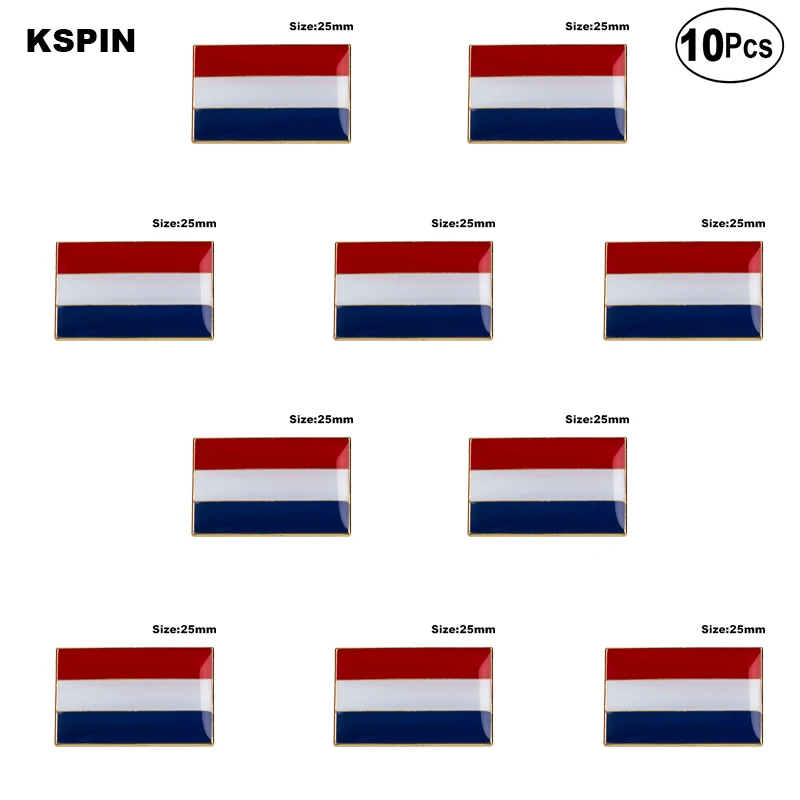 

Netherlands Lapel Pin Flag badge Brooch Pins Badges 10Pcs a Lot