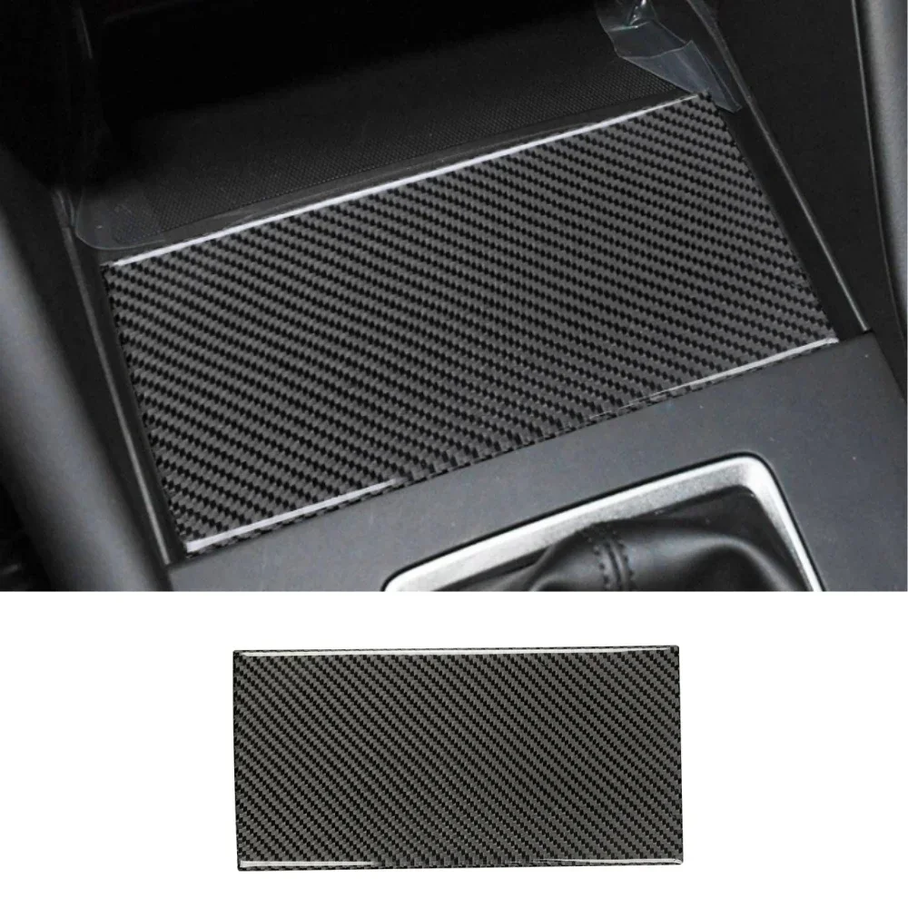 

For Mazda 3 AXELA 2020-2023 Car Central Control Water Cup Cover Decorative Sticker Automotive Interior Accessories Carbon Fiber