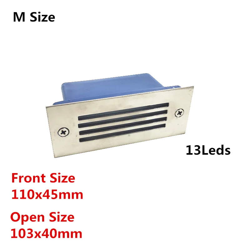 

IP65 Подземный светильник 12 светодиодов 15 светодиодный светильник для лестницы Ступенчатый светильник Встраиваемый погребенный светильник Крытый и открытый Лестничные светильники 85-265 В