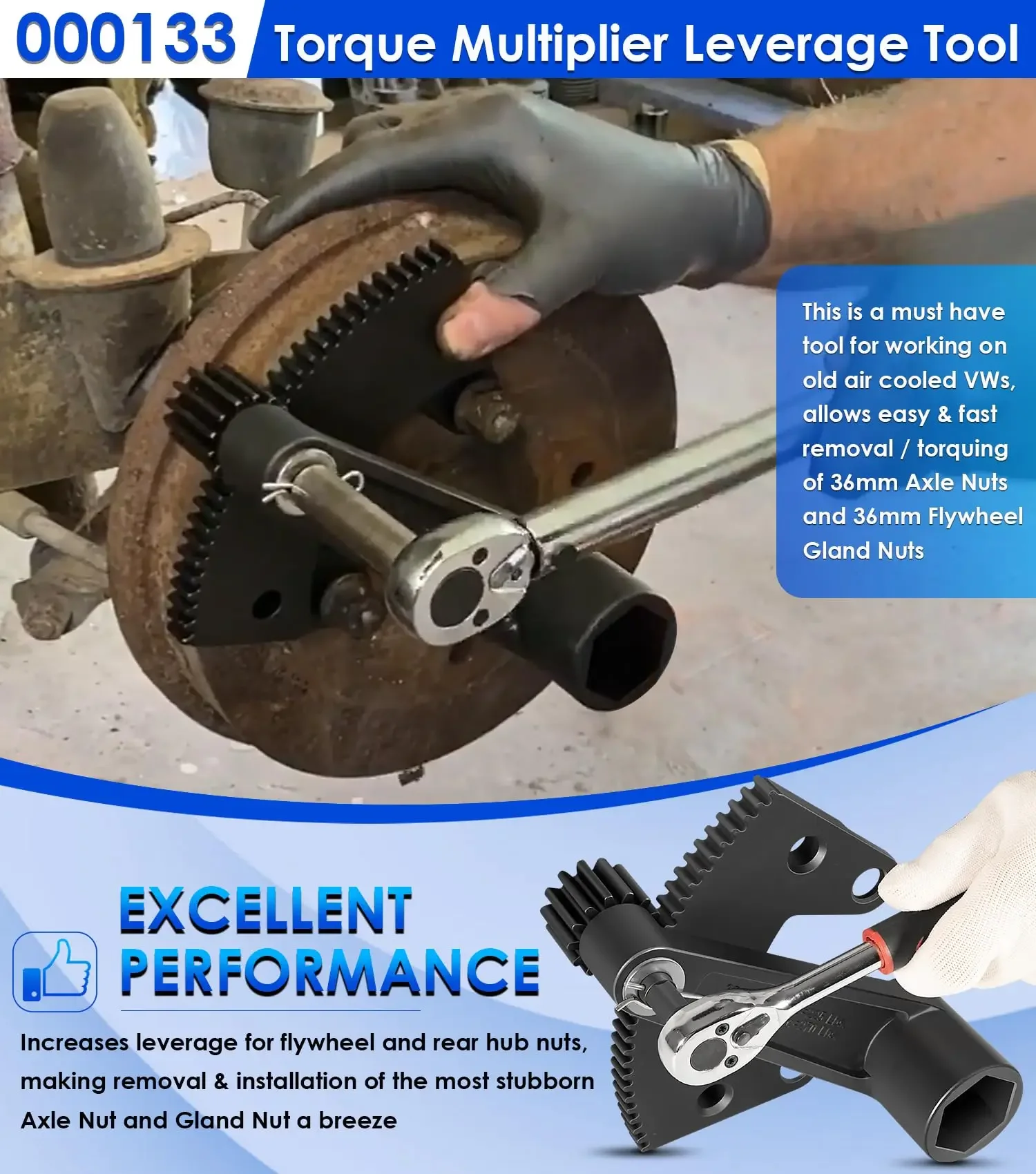 Инструмент с крутящим моментом для Classic Vw Bug/Volkswagen Beetle 000133 рычага множителя