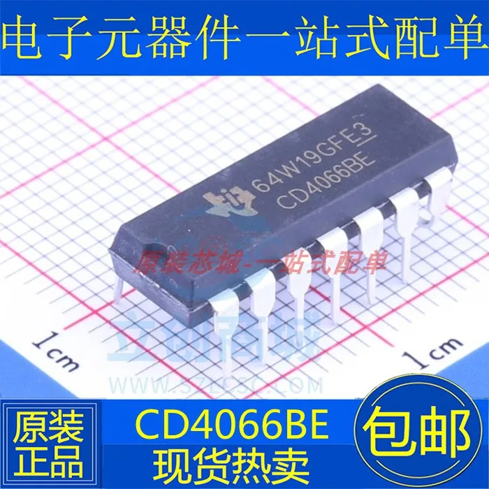 

10 шт./партия CD4066BE - DIP14