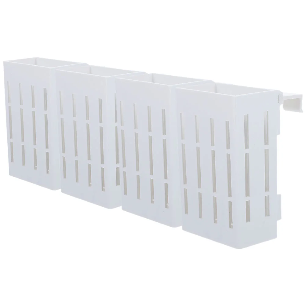 

4 Pcs Fish Tank Planting Cup Floating Aquarium Plants Pot Microwave Accessories Aquatic Planter Plastic Baskets Hanging