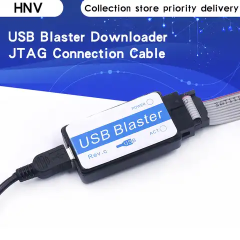 10 шт. USB Blaster мини USB кабель 10-Pin JTAG Соединительный кабель для CPLD FPGA NIOS JTAG программатор поддержка всех устройств ATLERA