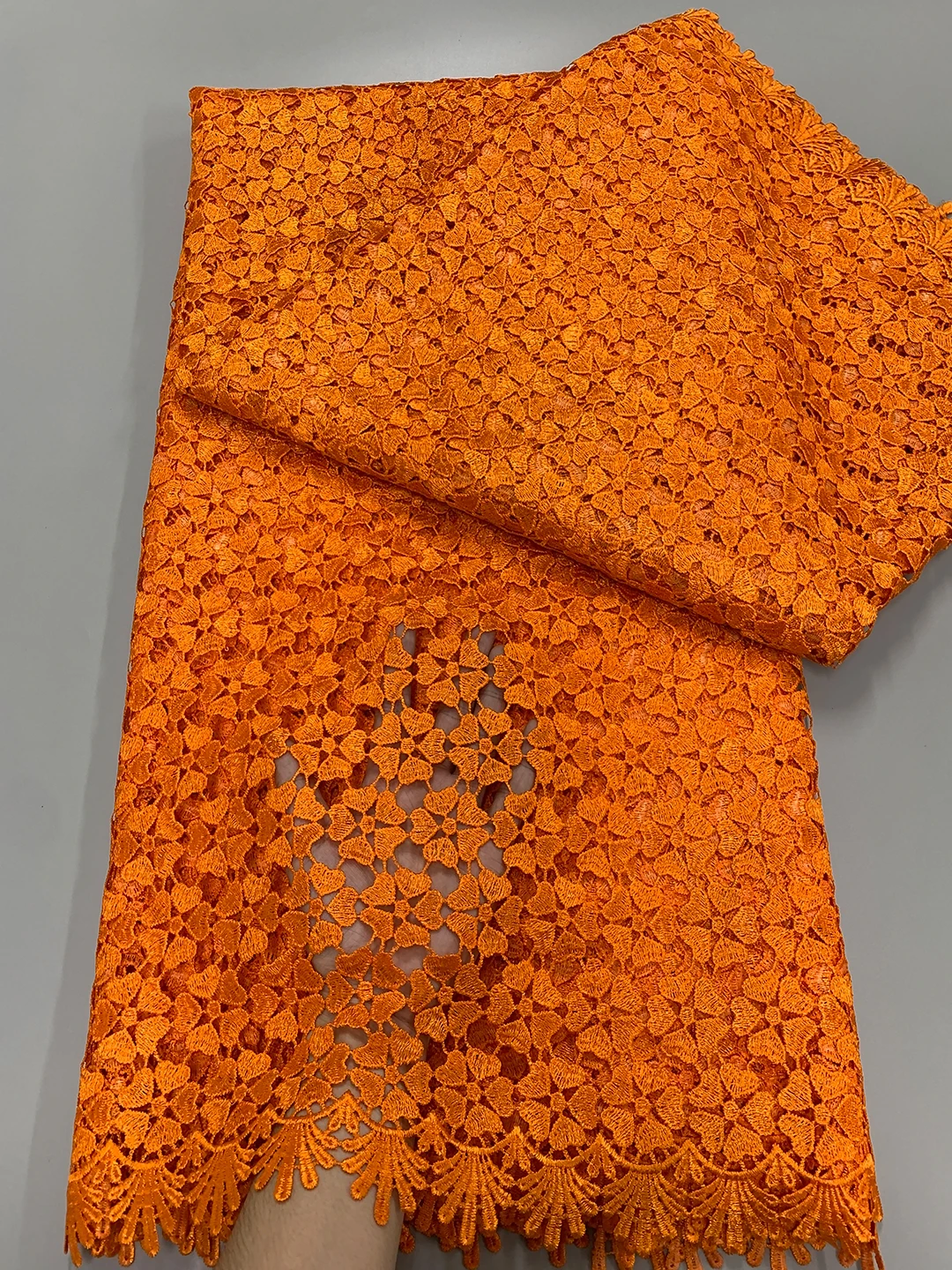 Африканский гипюр ткань 2024 Высококачественная нигерийская Водорастворимая