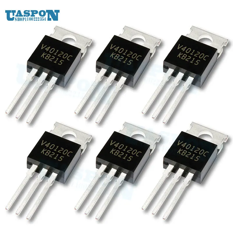 5 шт. диод Schottky V40120C TO-220 V40100C V40150C V30100C V30120C V30150C V20100C V20120C V20150C V60100C V60120C