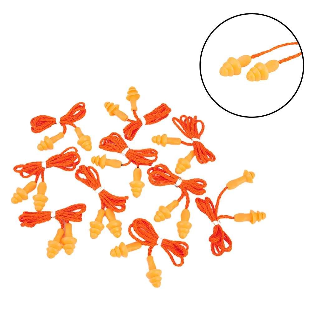 Наборы Ohrabangpsel Беруши 10 пар высококачественных силиконовых затычек для ушей