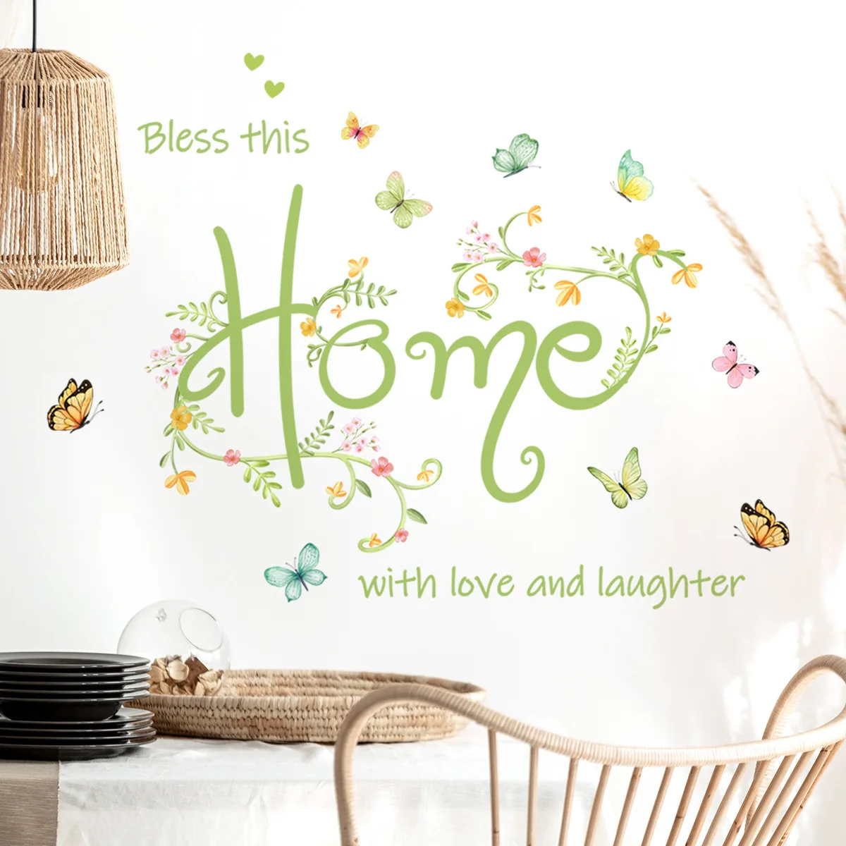 Цветы искусственная Виноградная лоза домашний декор кожа с любовью и смехом