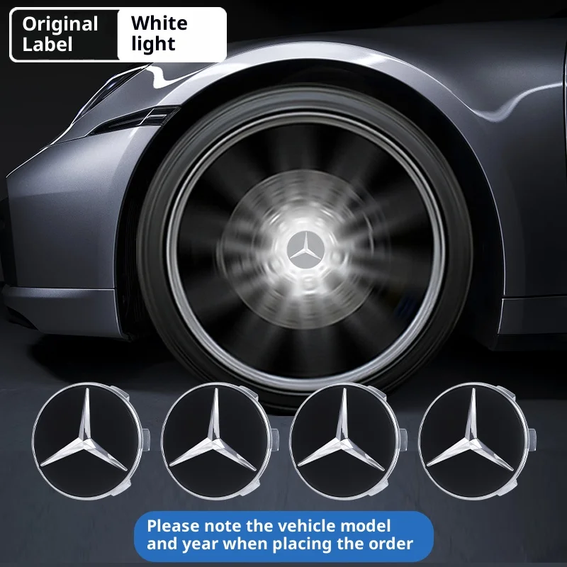 

Подсветка ступицы колес автомобиля, центральная крышка, крышка освещения, плавающая подсветка, светодиодная подсветка для Mercedes Benz A C E S Class GLC GLB AMG