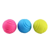 dog ball pet dog toys indestructible chew toys ball with string interactive toys for puppy bouncy rubber solid ball dog toys