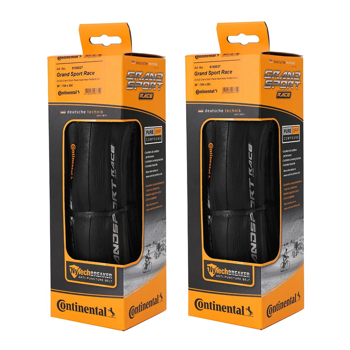 Шина Continental Road Speed 700x25 700x23 складная 2 шт. |