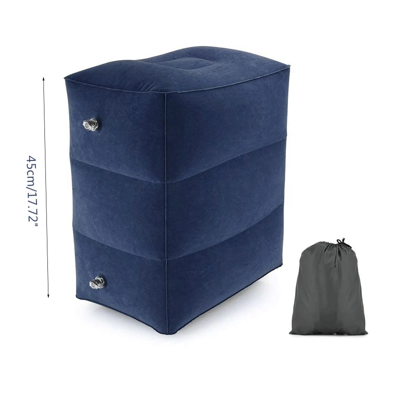 Надувная подушка для ног путешествий детей и взрослых регулируемая по высоте