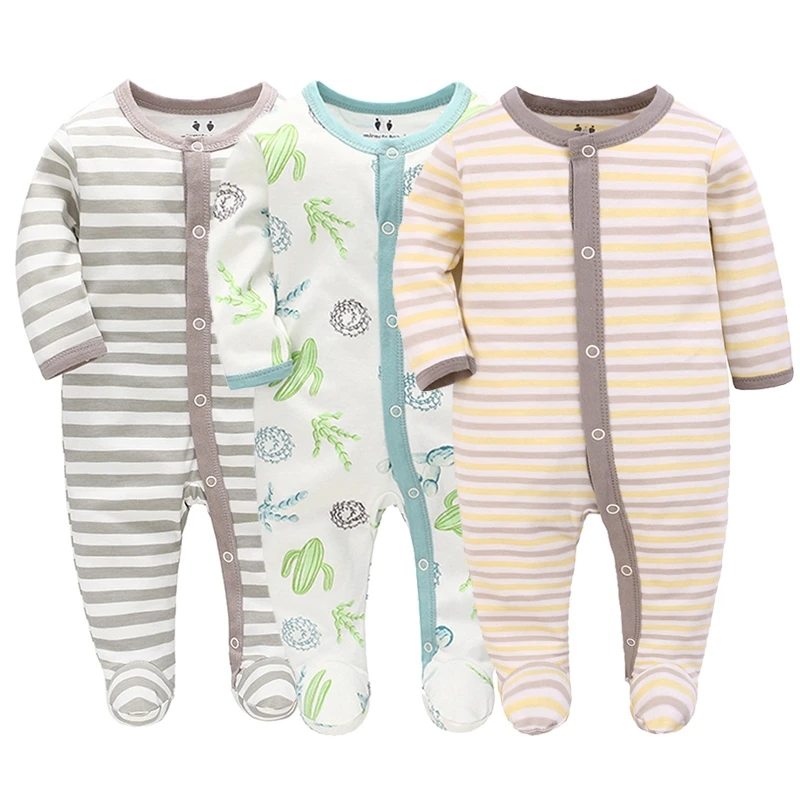 

Baby Romper Newborn Summer Pyjama Bebe Jumpsuit for Kids Baby Clothes Cotton Long Sleeve Toddler Boys Girls Rompers 0-7Months