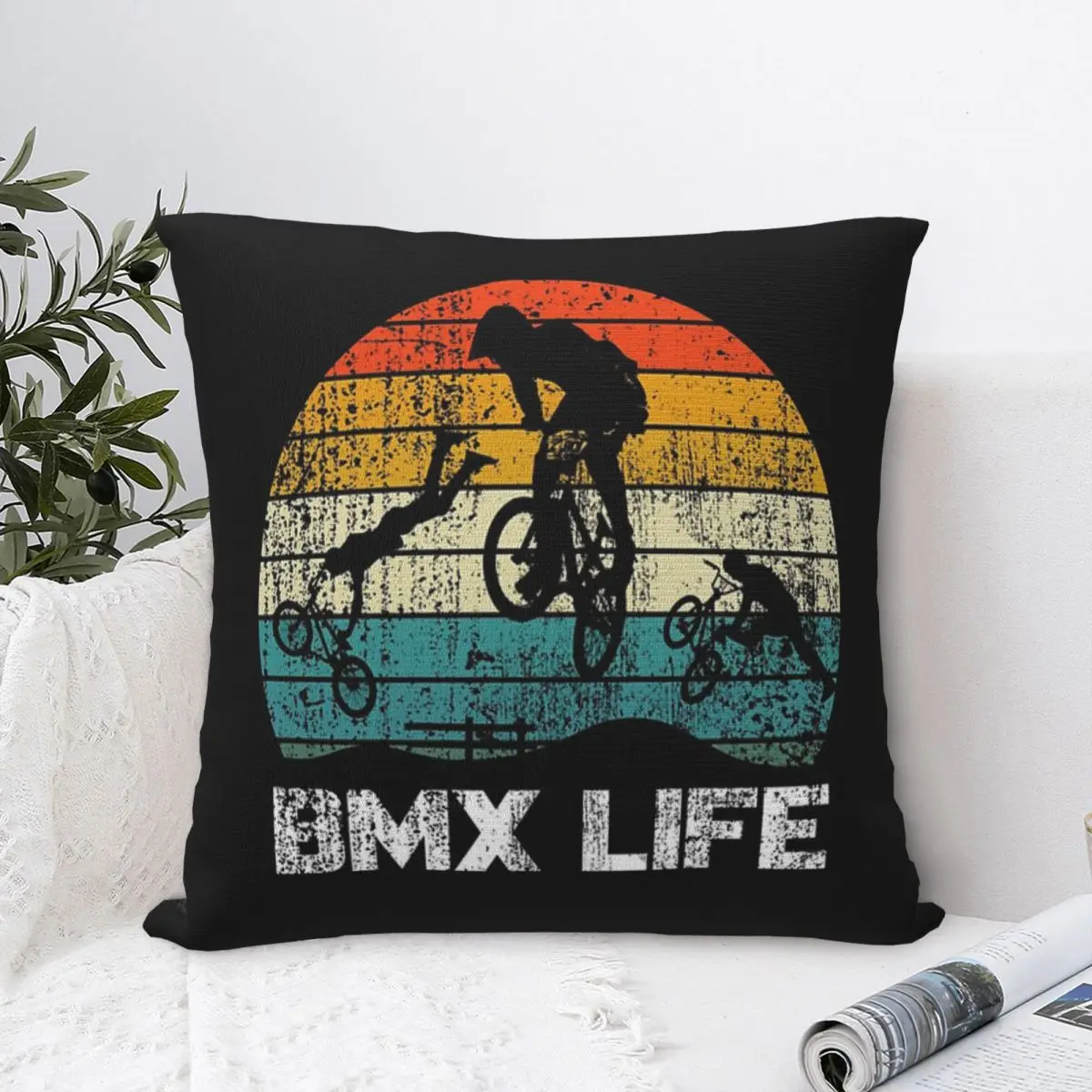 

Bmx Life Ретро винтажный Подарок Подушка Чехол Наволочка детская подушка для дивана аниме подушка
