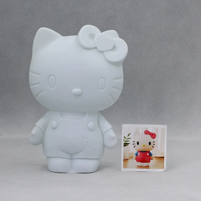 Kawaii Sanrio ручной работы Diy копилка Hellokitty аксессуары милый мультфильм аниме белая