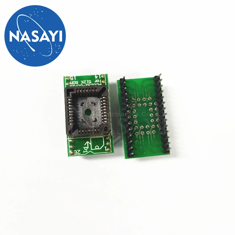 Адаптер для сиденья IC test, адаптер для сиденья, поджигающее сиденье PLCC28 до DIP28, плата адаптера