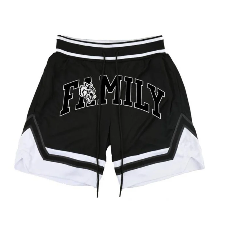 

2023 Summer Men's New Stadiums Fitness Bodybuilding Shorts Baskeall Game Training Casual Loose Quick-Drying Five-Point Pants