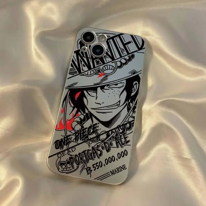 Фото Чехол для телефона One Piece, силиконовый, с полным покрытием, противоударный, защита от падений, для Iphone 14, 13 Pro Max, 12, 11, 6S, Xr, 7 Plus, мягкий, гибкий №4
