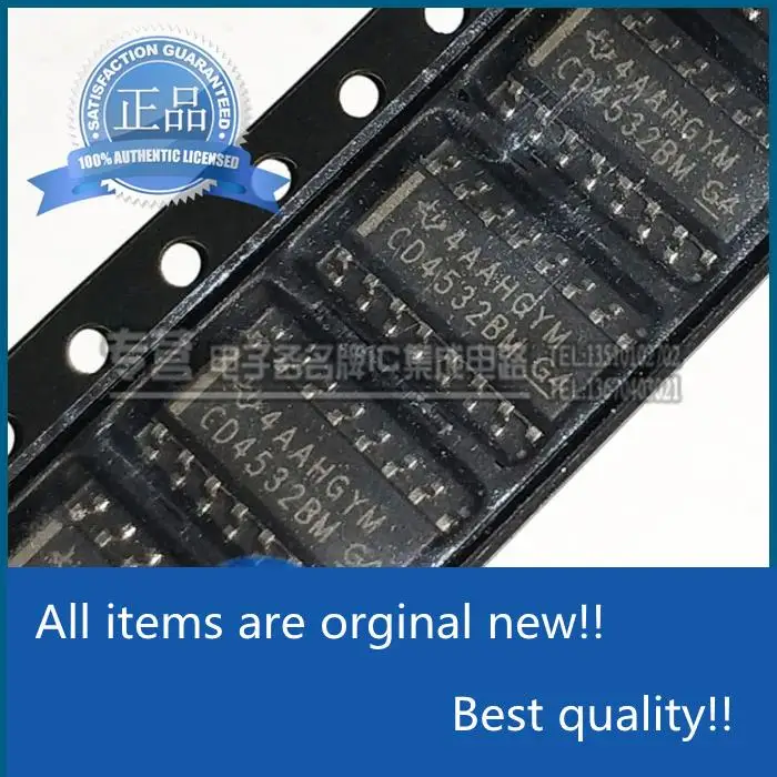 

10 шт. 100% оригинальный новый CD4532BM96 Silkscreen CD4532BM узкий корпус SMD SOIC-16 der
