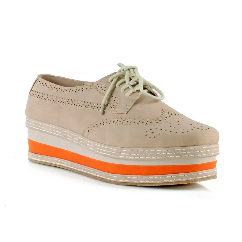 

Platform Women's Oxfords in Sand