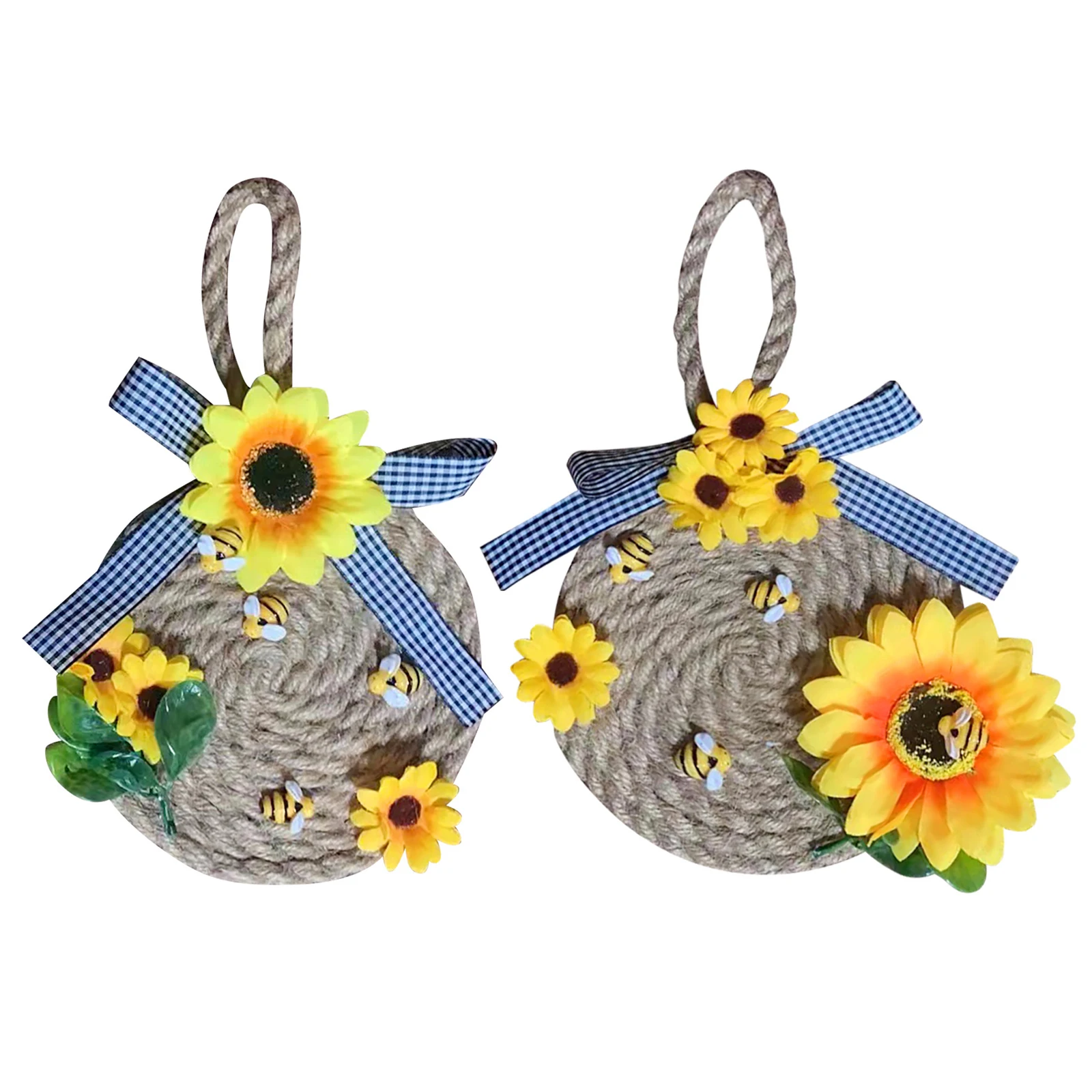 

2022 Happy Easter Bunny Garland Home Outdoor Bunny Egg Garden Door Wall Decoration Artificial Easter Wreath Hanging Ornament