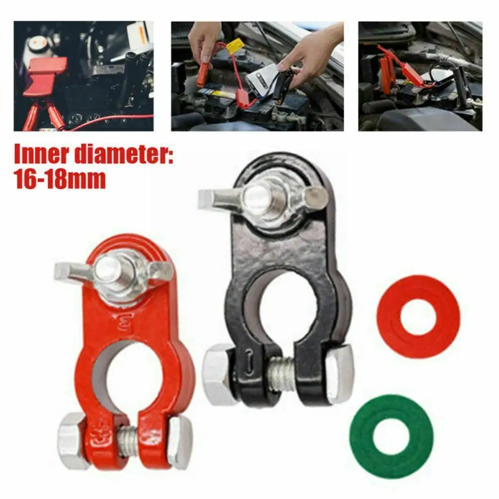 

1 пара быстроразъемных автомобильных кабелей, разъемы, автомобильная батарея, клемма главного кабеля, Клемма, винтовое соединение для автомобиля T B2N9