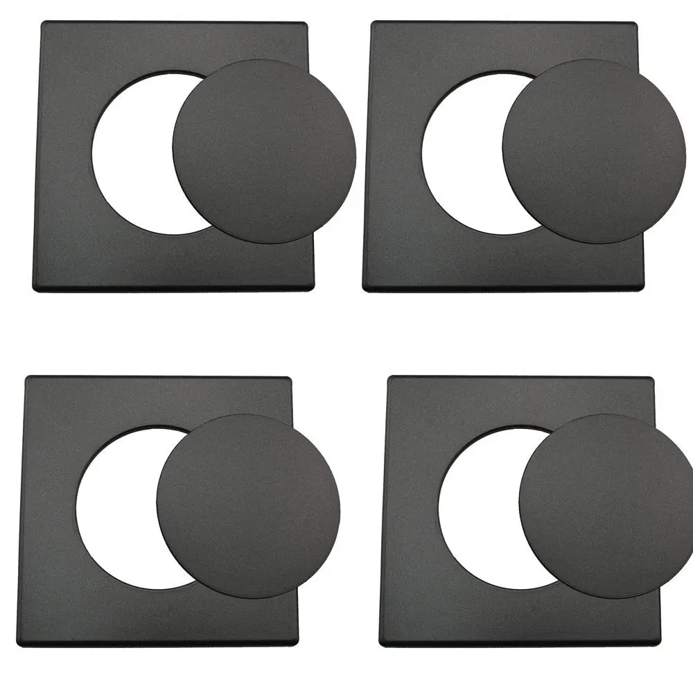 

4PCS 50mm Pipe Hole Hole Decorative Cover Decoration ABS 86mm Snap on Round Cover Wall
