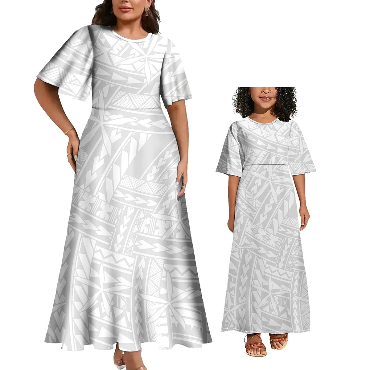 Оптовая продажа повседневный Семейный комплект полинезийские этнические