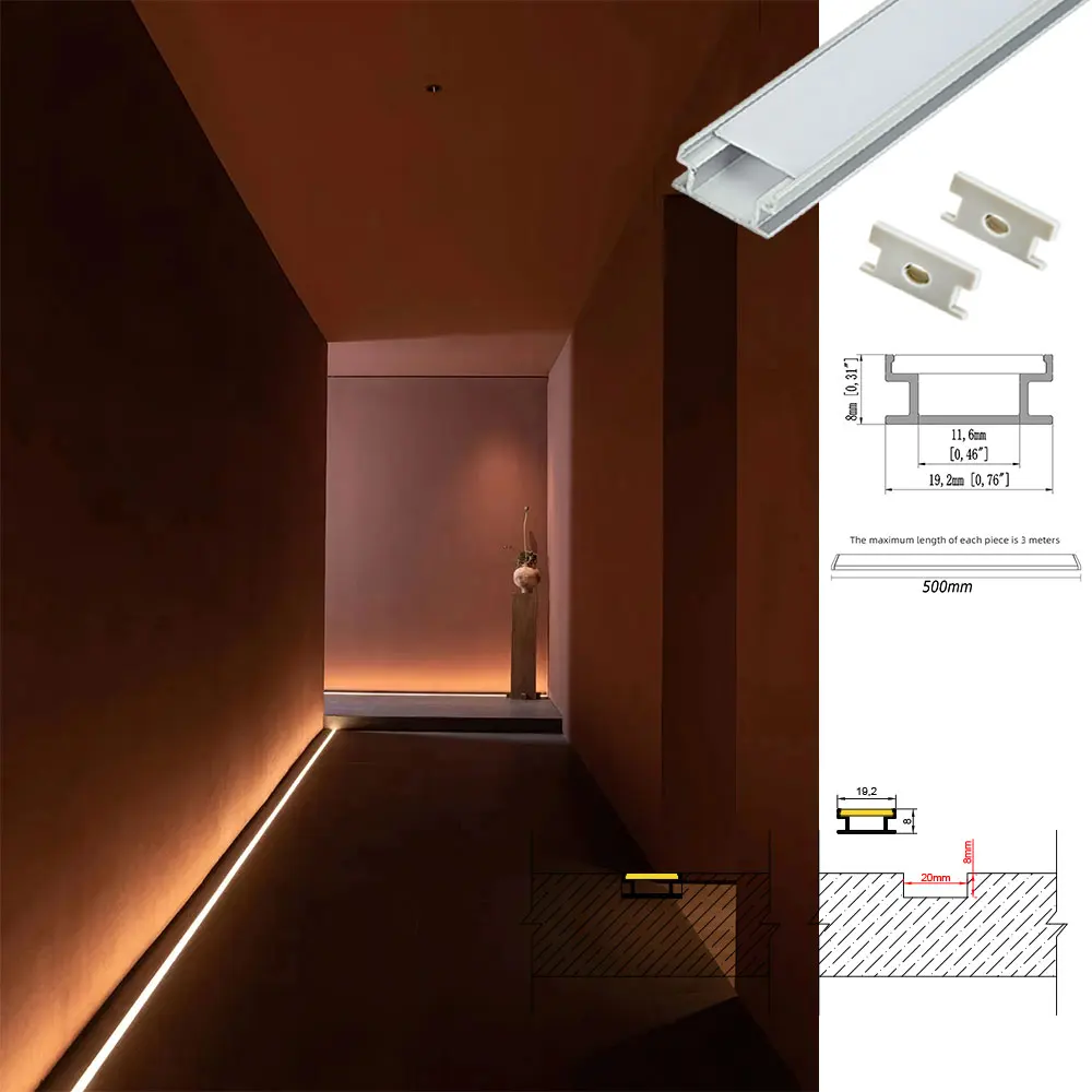 19x8 мм 1 шт. 0 5 м лампочка для освещения низкого уровня-для создания атмосферы в