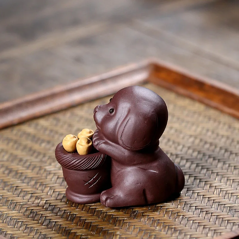 Исин Бутик ручной работы Пурпурный Песок Чай Домашнее животное Wangcai Китайский