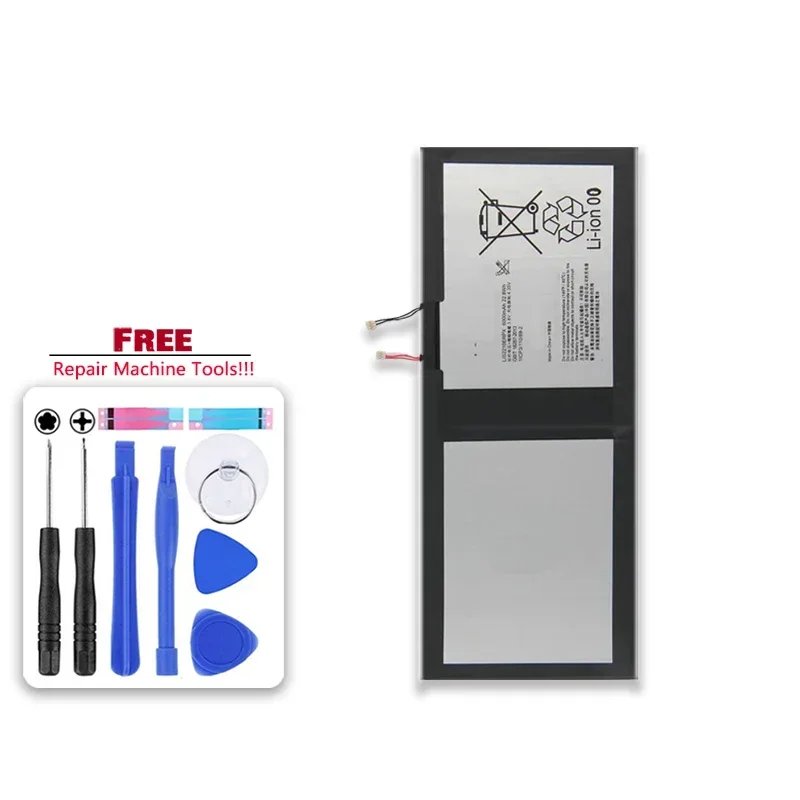 Сменный аккумулятор емкостью 6000 мАч LIS2210ERPX LIS2210ERPC для Sony Xperia Z4 Tablet SGP712 SGP771 1291-0052