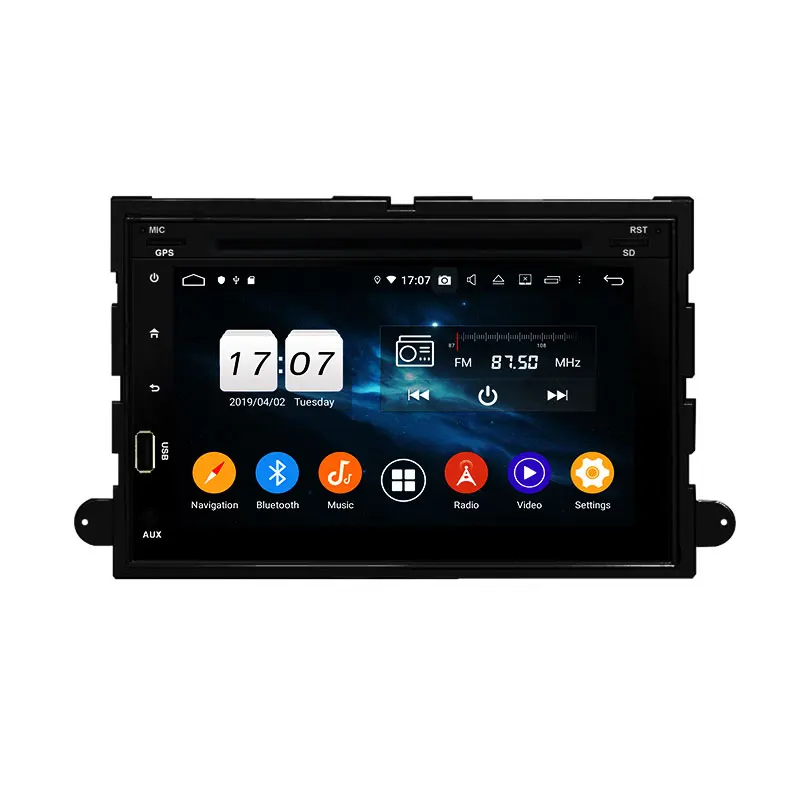 

Автомобильный DVD-плеер PX6, 7 дюймов, Full Touch, Android 9,0, для Ford Fusion Explorer F150 2006-2009, радио, мультимедийный плеер, 6-ядерный аудио DSP