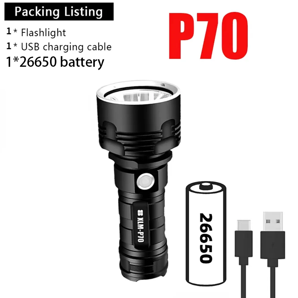 

Тактический фонарь KENSUN XHP70 USB rechargeable