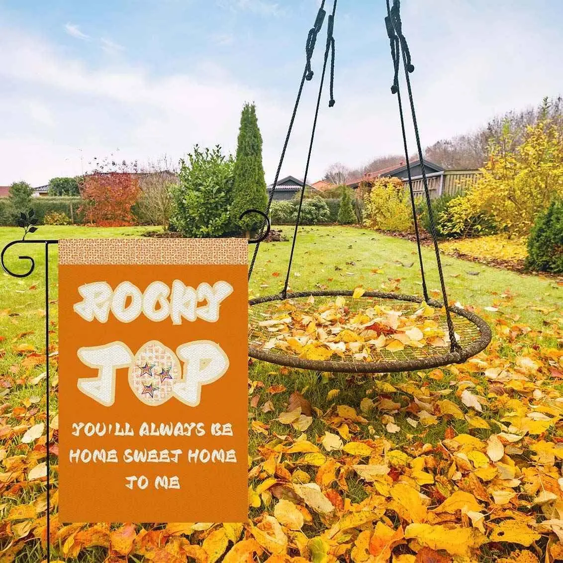 Садовый флаг Теннесси Vols Роккивый верхний двор Декор You'Ll Always Be Home Sweet To Me