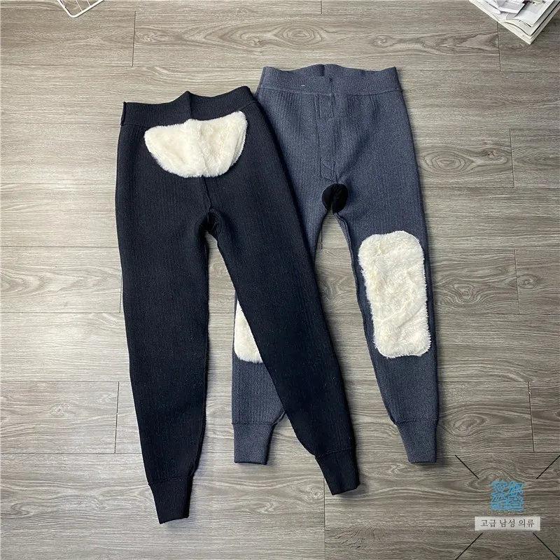 56 Смешанный флис! Батьки Зима B Prepare Осень и зима Утолщенная поддержка талии