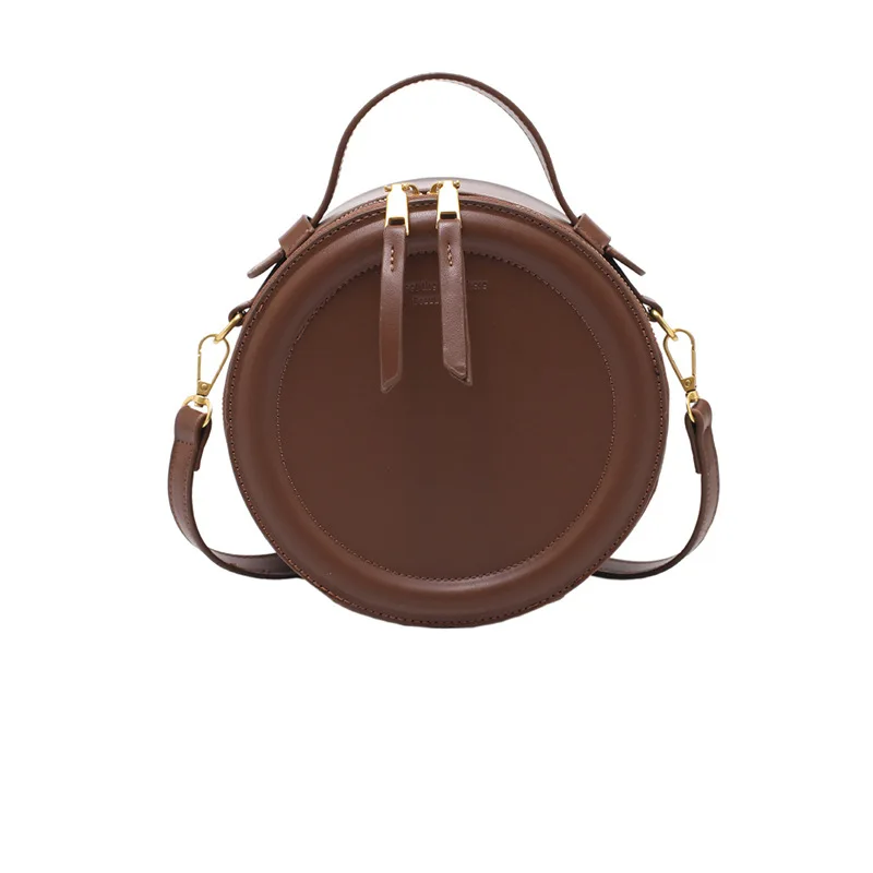 

French Niche Design The New 2020 Contracted Small Round With The Bag In Joker Single Shoulder Bag
