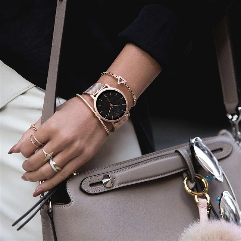 Shengke Fashion Ulta Thin Women Watches Top Luxury Brand Ladies Quartz Wristwatch Bracelet Set Series Elegent Relogio Feminino enlarge
