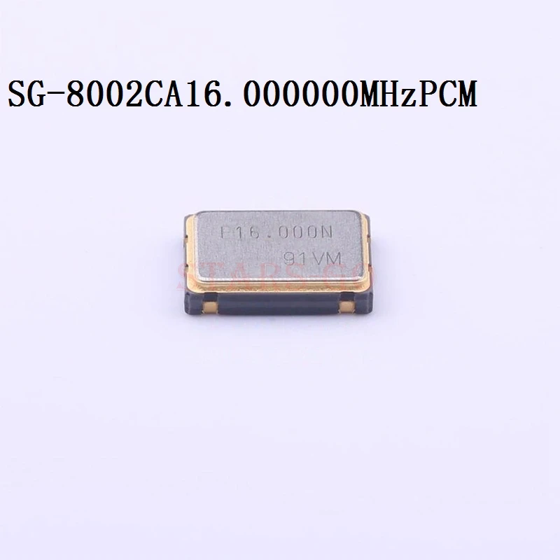 10PCS/100PCS 16MHz 7050 4P SMD 3.3V ±100ppm OE -40~~+85℃ SG-8002CA 16.000000MHz PCM Pre-programmed Oscillators