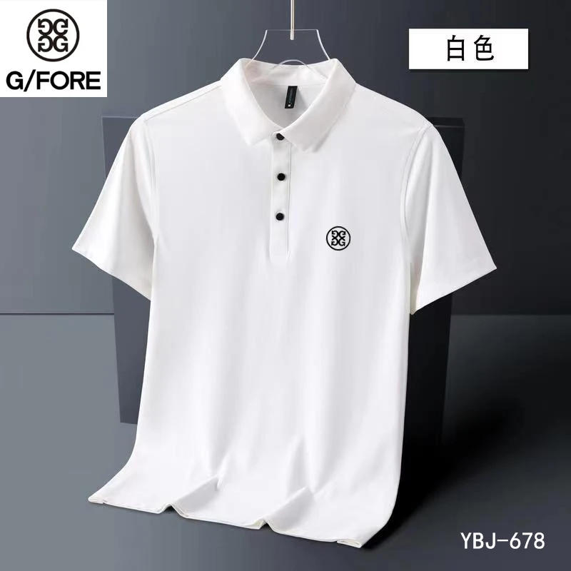 

Malbon embroidered men's golf club, high-quality breathable short sleeved T-shirt, quick drying, business top, summer novelty,