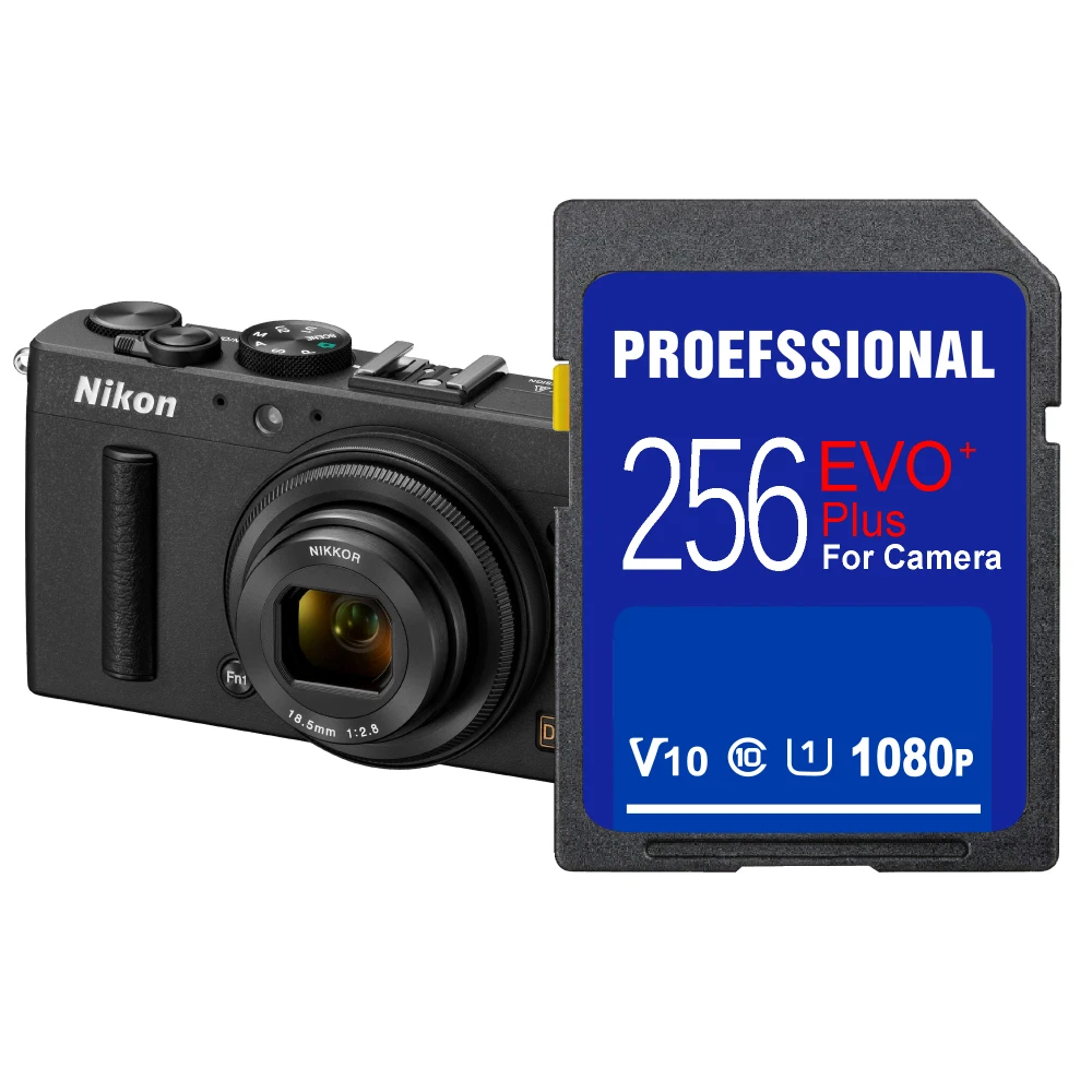 SD Card 64GB Memory Big Card EVO/PRO Plus 32GB 128GB C10 UHS I tarjeta SD 256GB For U1 U3 Memory FHD Video Camera