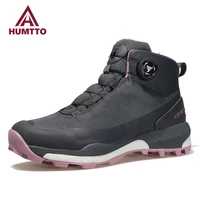 humtto hiking shoes for women 2022 winter trekking waterproof woman sneakers outdoor sport walking tactical safety womens boots