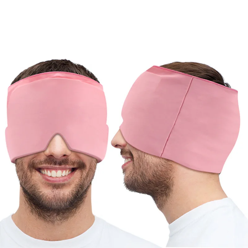 

Gel Hot Cold Therapy Headache Migraine Relief Cap For Chemo,Sinus,Neck Wearable Therapy Wrap Stress Pressure Pain Relief Massage