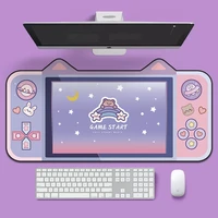 cartoon cat ear thickened mouse pad gaming keyboard mouse mat for laptop notebook gamer pad anti slip natural rubber mouse pad