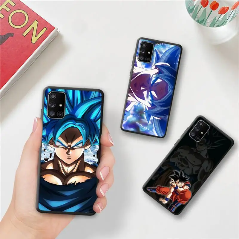 

Anime Dragon Ball Son Goku Phone Case For Samsung Galaxy A52 A21S A02S A12 A31 A81 A10 A30 A32 A50 A80 A71 A51 5G
