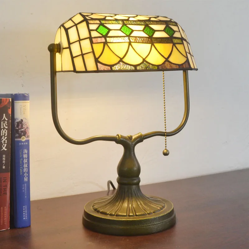 Американский Ретро Старый Шанхай Ностальгический Банк Светодиодный Теплый Свет