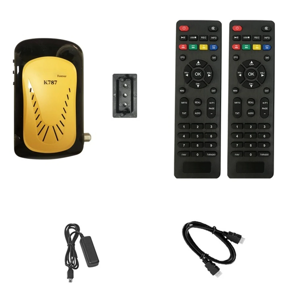 Для Kingbox K787 Hevc H.265 DVB-S2 телеприставка декодер SEA MEA Forever IKS приемник PowerVU Biss Apollo5 вилка