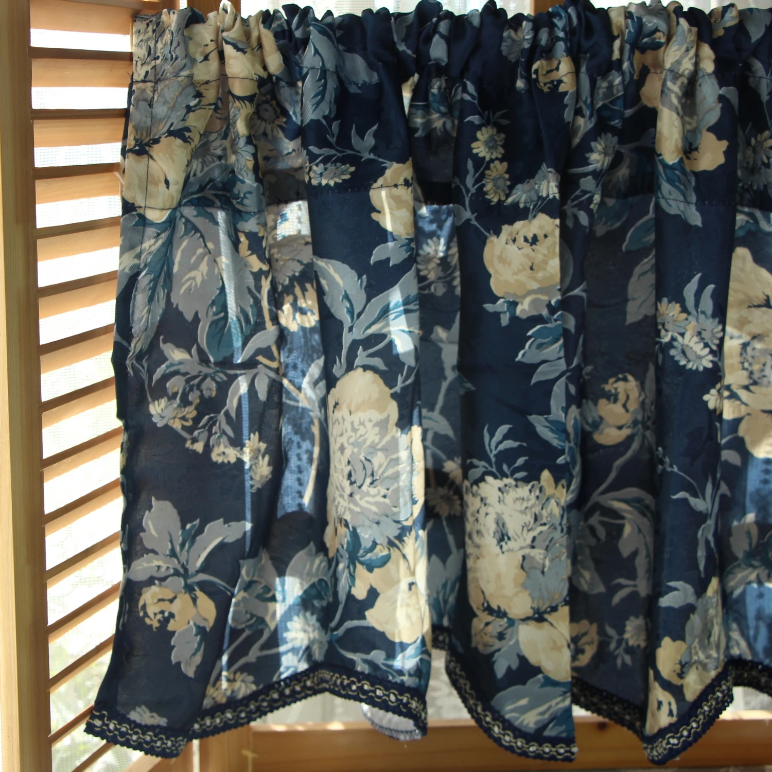 Жаккардовая занавеска с большими цветами на дверь шкафа балдахин для кухни