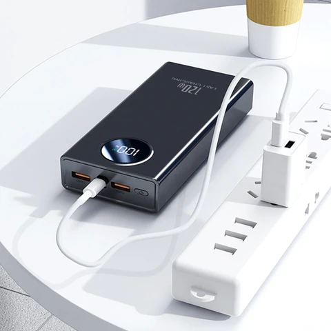 VIVO 500000 мАч 120 Вт сверхбольшая емкость Power Bank сверхбыстрая зарядка портативный внешний аккумулятор для iPhone Samsung